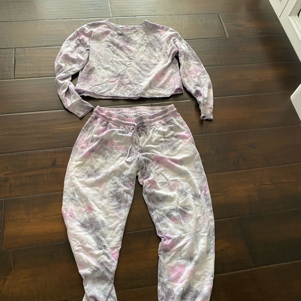 Target tie dye pj set